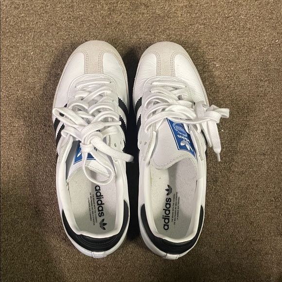 Adidas White and Black Classic Sneakers Samba - Picture 6 of 9